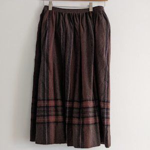 Pendleton Wool Brown and Tan Skirt Size XS